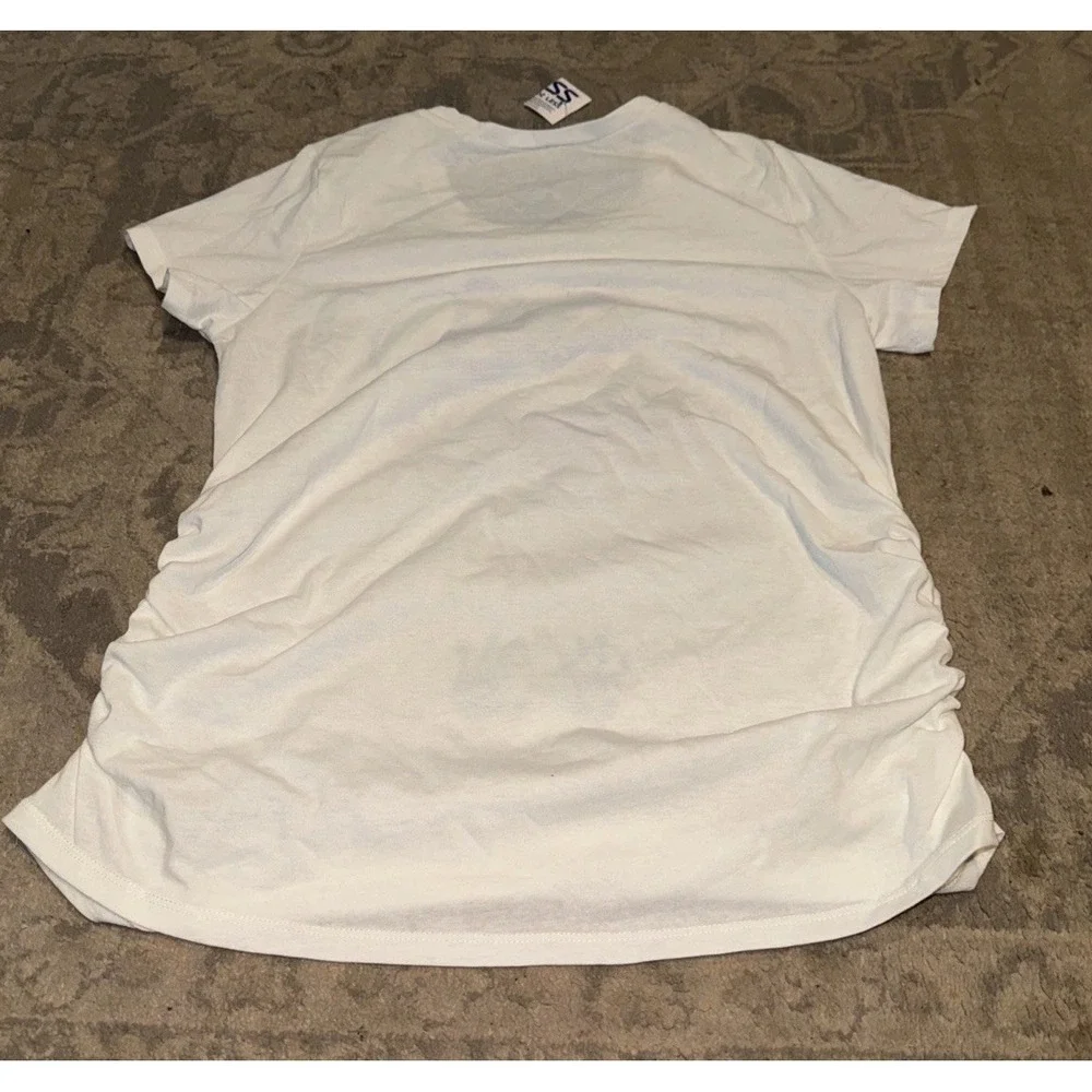Disney Minnie Mouse‎ Maternity T-shirt Shirred Sz Medium 